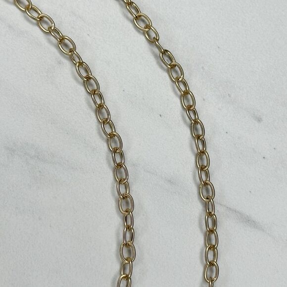 Skinny Dainty Gold Tone Chain Link Purse Handbag Bag Replacement Strap - Picture 4 of 14